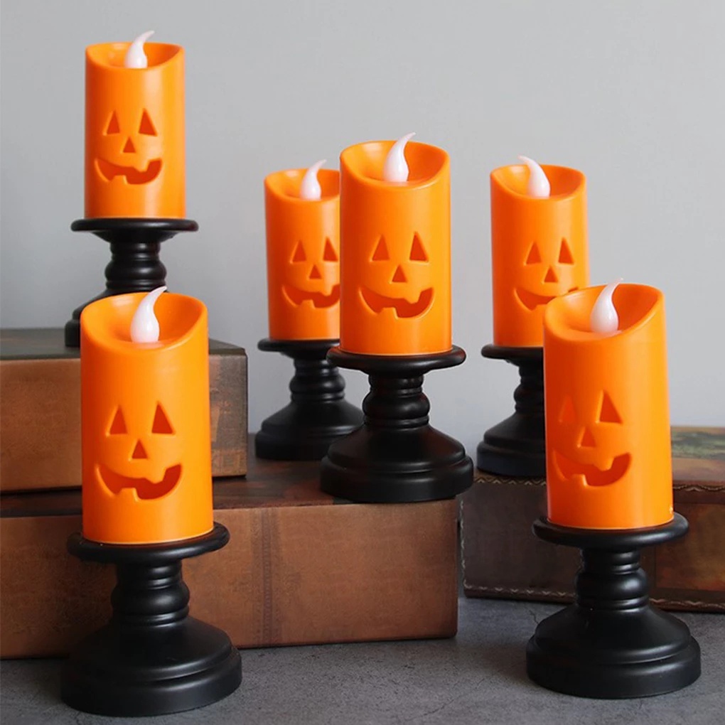 Đèn Lồng LED Hình Nến Trang Trí Halloween