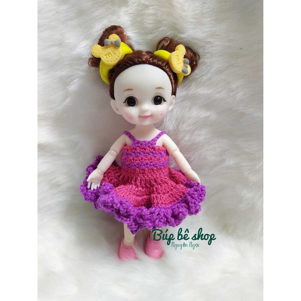 [MAU3] - Quần áo, váy đầm len cho Búp bê Baboliy, búp bê 16cm