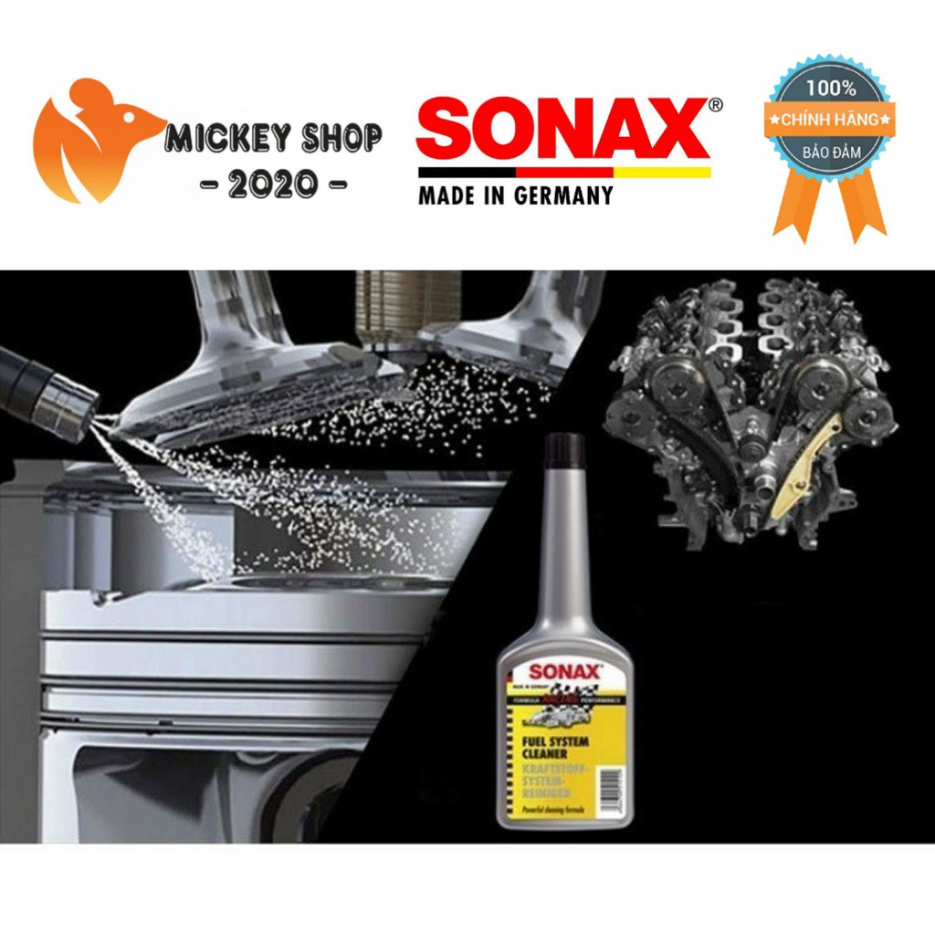 [ CAO CẤP ] Phụ Gia Làm Sạch Hệ Thống Xăng SONAX Fuel System Cleaner 515100 250ml