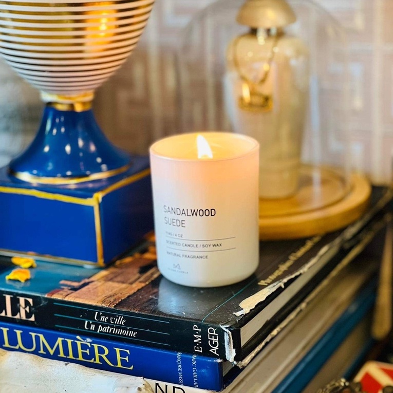 Nến Thơm Phòng MANOR CANDLE Cao Cấp, Không Khói An Toàn 120g 1 Bấc, Manor Candle