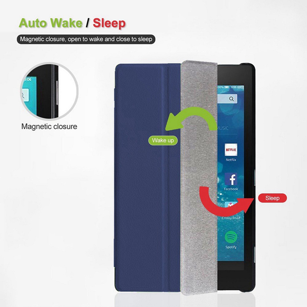 Bao da nắp gập kiểu dáng đơn giản sang trọng dành cho Fire HD 10 | BigBuy360 - bigbuy360.vn