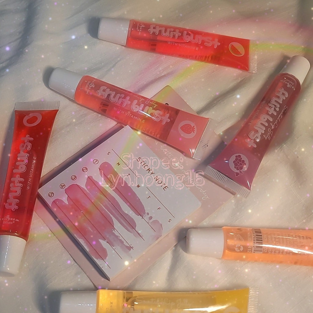 ⚡[MUA 3 TẶNG 1]⚡Son Bóng Jellies Lip Aesthetic Hương Trái Cây Nhiều Vị Cho Đôi Môi Căng Mọng Ngọt Ngào Trong