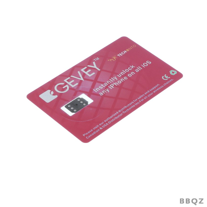 Sim Bẻ Khóa Gpp Lte 4g + For 8 7 6s 6 Plus 5 Red