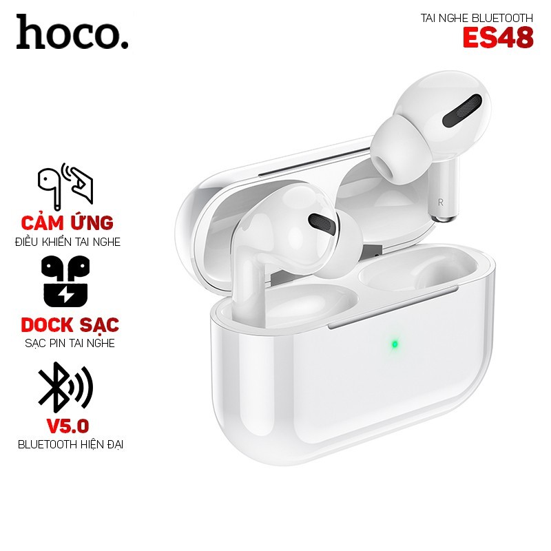 ⚡NowShip Mới⚡ Tai Nghe Âm Thanh Hay Airpods Pro Bluetooth True Wireless Hoco ES48 Phân Phối Chính Hãng Hoco