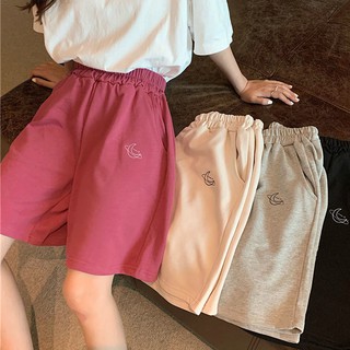 Quần Short Thể Thao Cạp Cao Chất Cotton 100% Cho Nữ