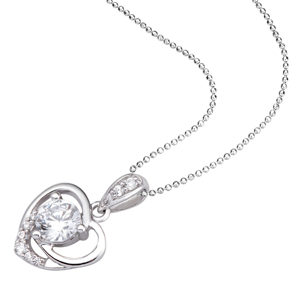 Mặt dây chuyền Bạc đính đá CZ PNJSilver XMXMK000122