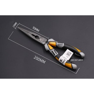 KAPUSI Kìm Kiểu Đức Bộ 3 Chiếc ( Điện, Cắt, Nhọn)