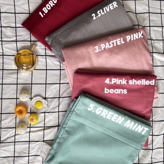 [TENCEL 60s] Bộ Ga Gối Lụa Tencel 60s Đơn Sắc Cao Cấp