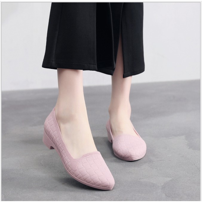 giày nhựa cao su mềm kiểu dáng công sở thoáng khí | BigBuy360 - bigbuy360.vn