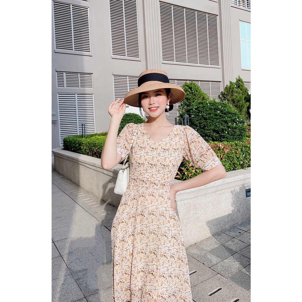 Đầm xoè hoa nhí dạo phố đi làm Mini Dress Petystore D009 | BigBuy360 - bigbuy360.vn