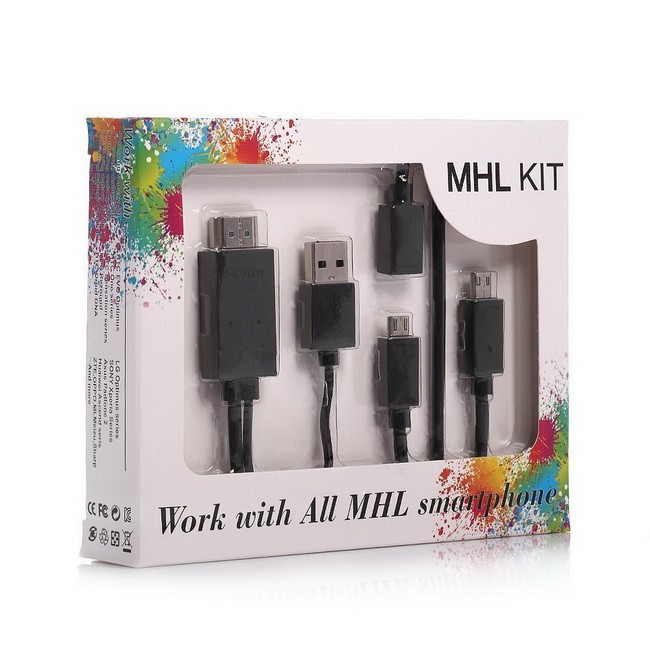 [ Giá Hủy Diệt ] Dây MHL KIT chuyển đổi micro usb điện thoại sang HDMI