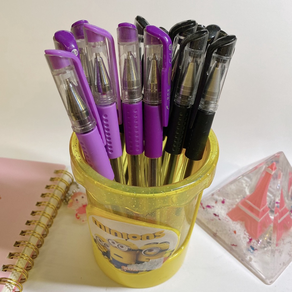 Bút Gel nước ngòi 0.5 cầm êm tay viết nhanh mực đều