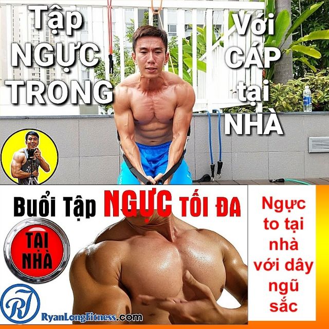 Bộ 5 Dây tập Gym ngũ sắc ,tập gym tập thể hình móc kim loại - Loại tốt, có bảo hành, sai hoàn tiền