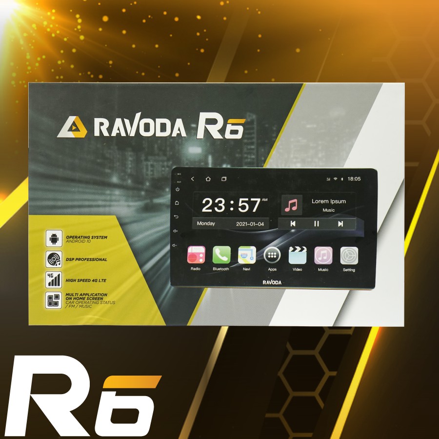[Miễn Phí Lắp Đặt] Màn hình Android Webvision Ravoda R6 + [Quà Tặng] + Sim 4G