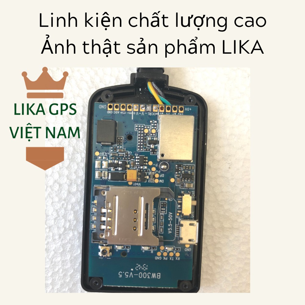 Thiết bị định vị GPS có pin dự trữ LIKA BW88 2019 - App GPSdd Tiếng Việt trên IOS, Android - Được tạo tài khoản quản lí