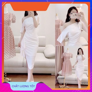 [Hot] Đầm Trắng Body Ảnh Thật Sang Trọng