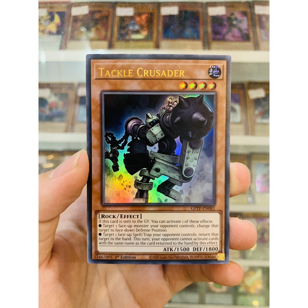 Thẻ Bài YugiOh! Mã GFTP-EN081 - Tackle Crusader - Ultra Rare - 1st Edition