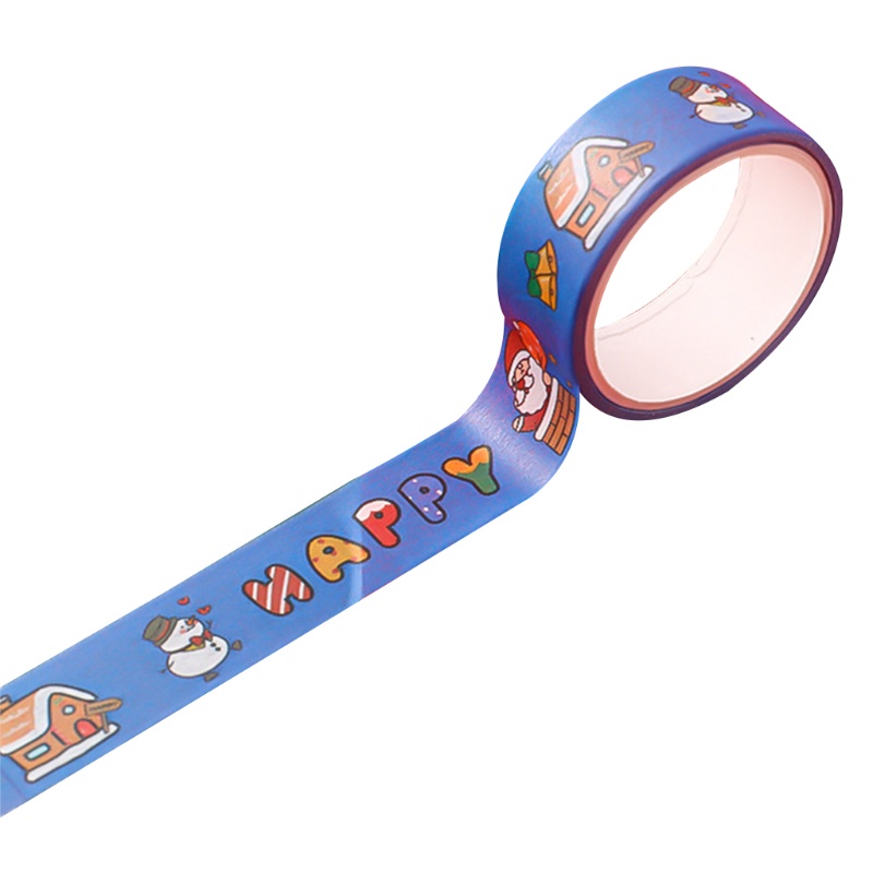 Băng Keo Siêu Dính Họa Tiết Hoạt Hình Giáng Sinh Trang Trí Sổ Tay