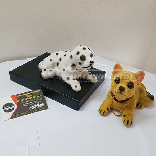 Chú chó lắc lư đầu xích vàng trang trí taplo ô tô nhà cửa 5 mẫu loại 1 siêu đẹp - Đồ Chơi Xe Hơi Chất Lượng