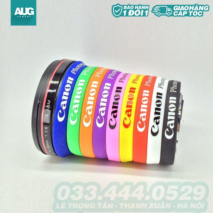 SIÊU RẺ | Vòng Cao Su Đeo Lens Canon - Nikon - Sony - In Nổi - Bản Dày - AUG Camera Hà Nội | BigBuy360 - bigbuy360.vn
