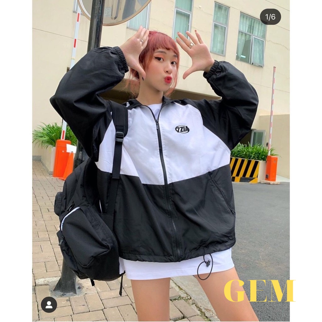 Áo Khoác Dù 2 Lớp MIDSIDE Gem Nam Nữ Thời Trang Unisex Giá Rẻ