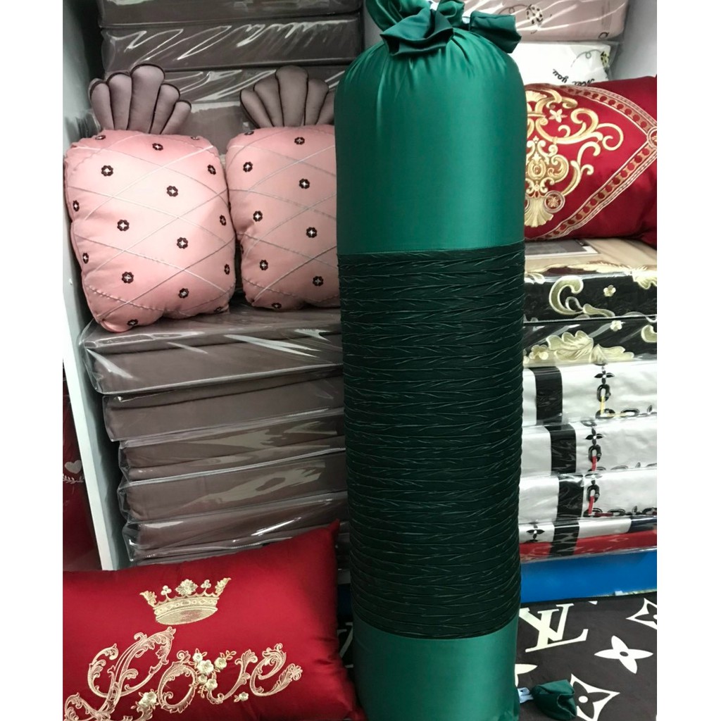 Bộ chăn ga gối lụa cưới Luxury 7 món nhiều màu