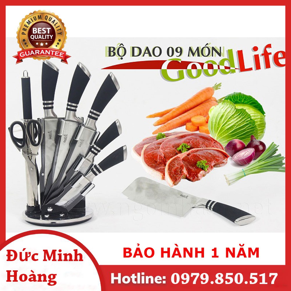 Bộ dao làm bếp 8 món Goodlife