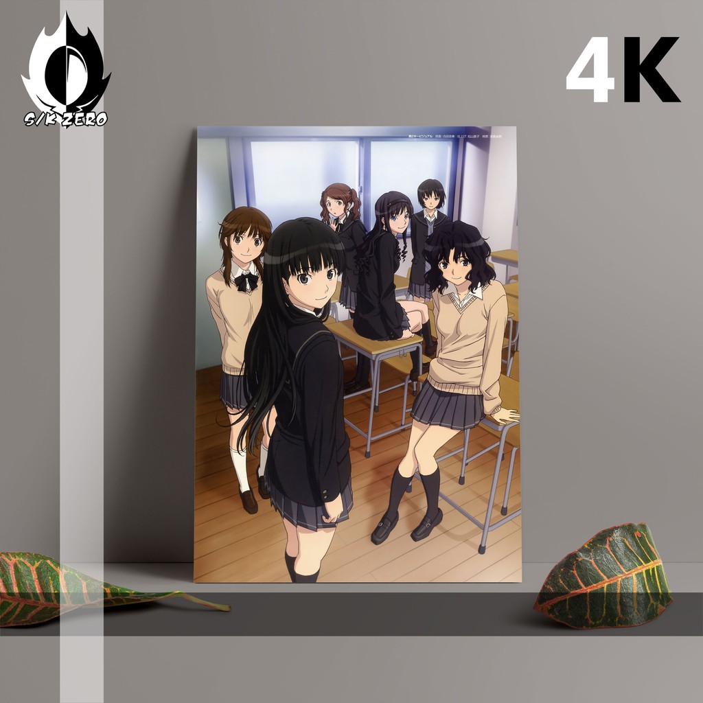 Áp Phích Anime A3 Hoàn Toàn Nhất - Amagami SS (4K)