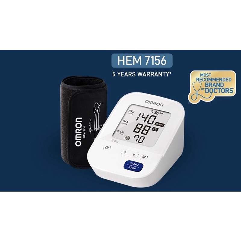 Máy đo huyết áp Omron Hem 7156 kèm Adapter