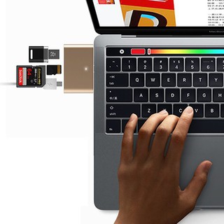 HUB OTG TYPE-C ĐA NĂNG HỖ TRỢ (USB, THẺ SD, TF)