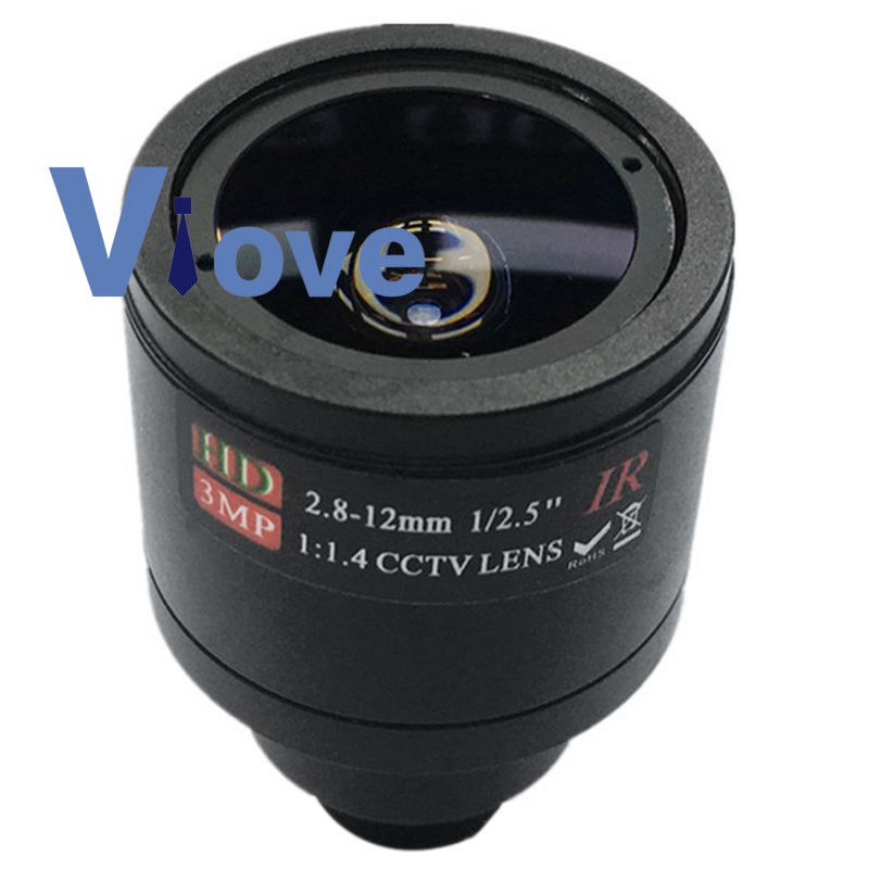 Ống kính 3.0mp M12 2.8-12MM nhiều cỡ cho CCTV