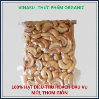 500gr hạt điều bể đôi rang muối đã tách lụa
