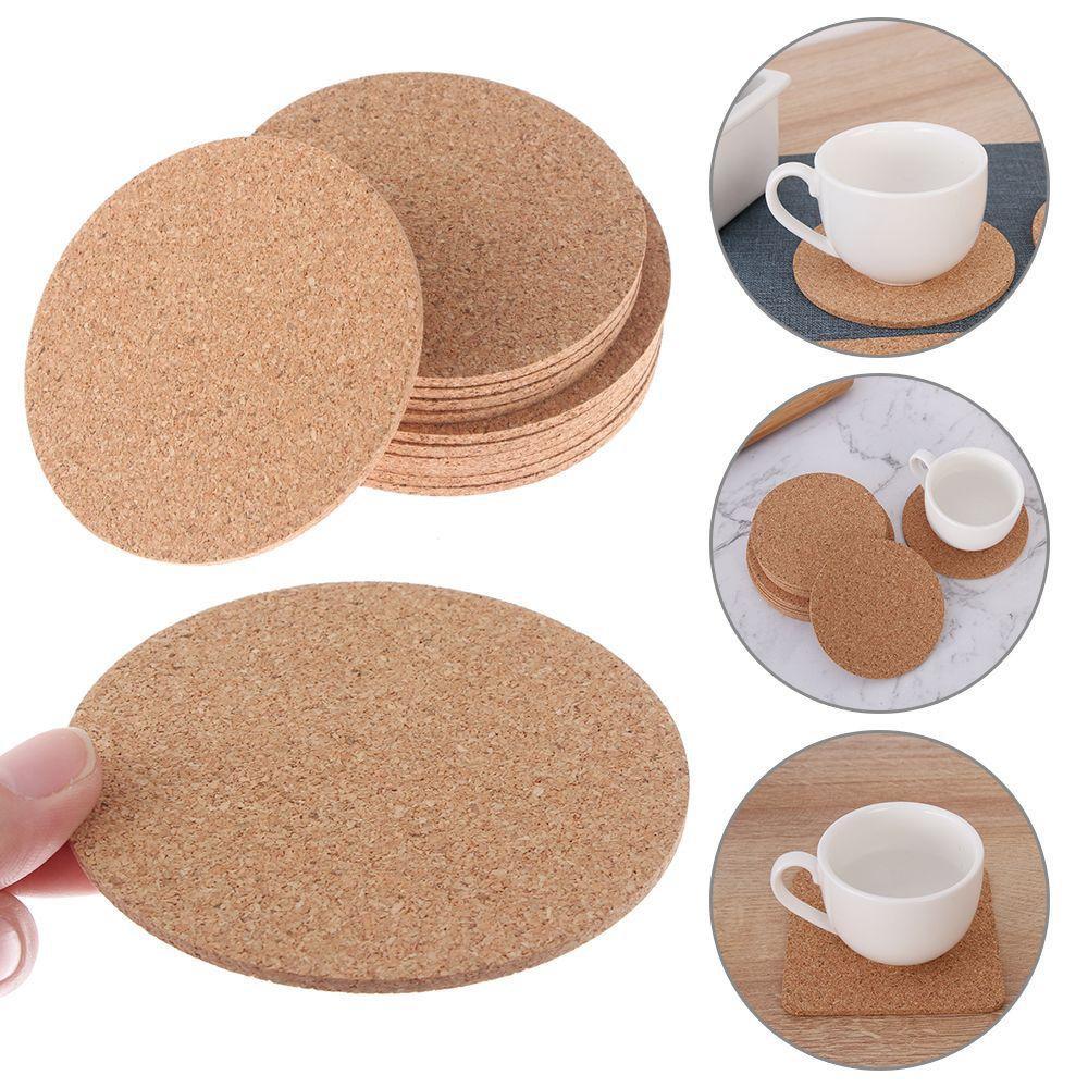 Set 6 Giá Đỡ Cốc Bằng Gỗ Chịu Nhiệt Chống Trượt Thời Trang Cho Nhà Ở