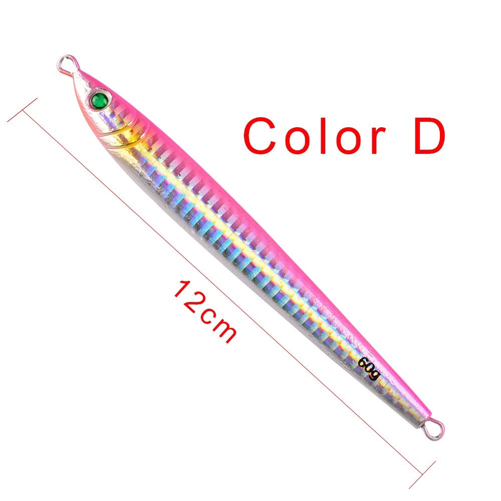 Câu cá biển Mồi câu cá mồi Thức ăn cho cá Mồi Câu Cá Giả Bằng Kim Loại Chịu Lực 40g 60g 80g 100g