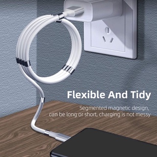 Dây cáp sạc nhanh từ tính cho Android Apple Type-c