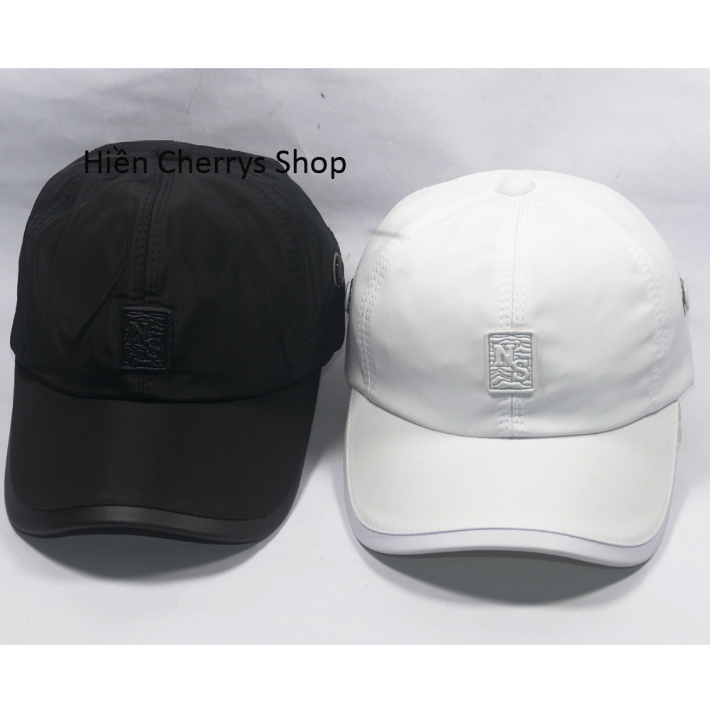 Nón kết dù logo chữ NS, sò to đẹp mắt - chất liệu vải dù phù hợp cho mọi người