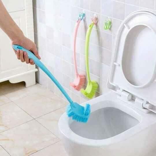 Cây cọ toilet 2 đầu tiện dụng