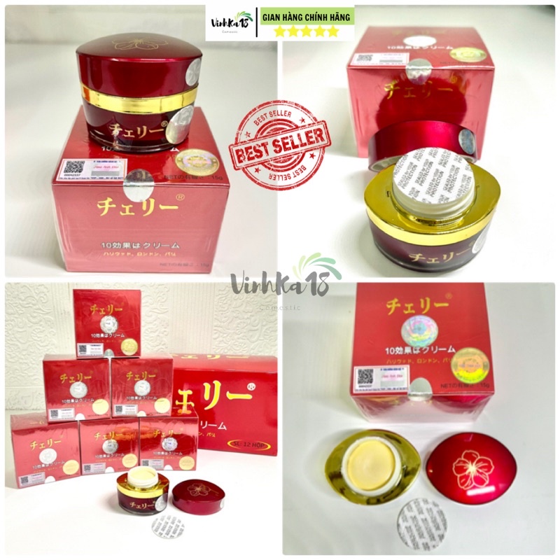 [ĐẠI LÝ] チェリー KEM FACE HOA ANH ĐÀO NHẬT BẢN [CHÍNH HÃNG]