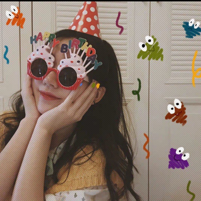 Kính mắt Happy Birthday vui nhộn phụ kiện sinh nhật J07 | WebRaoVat - webraovat.net.vn