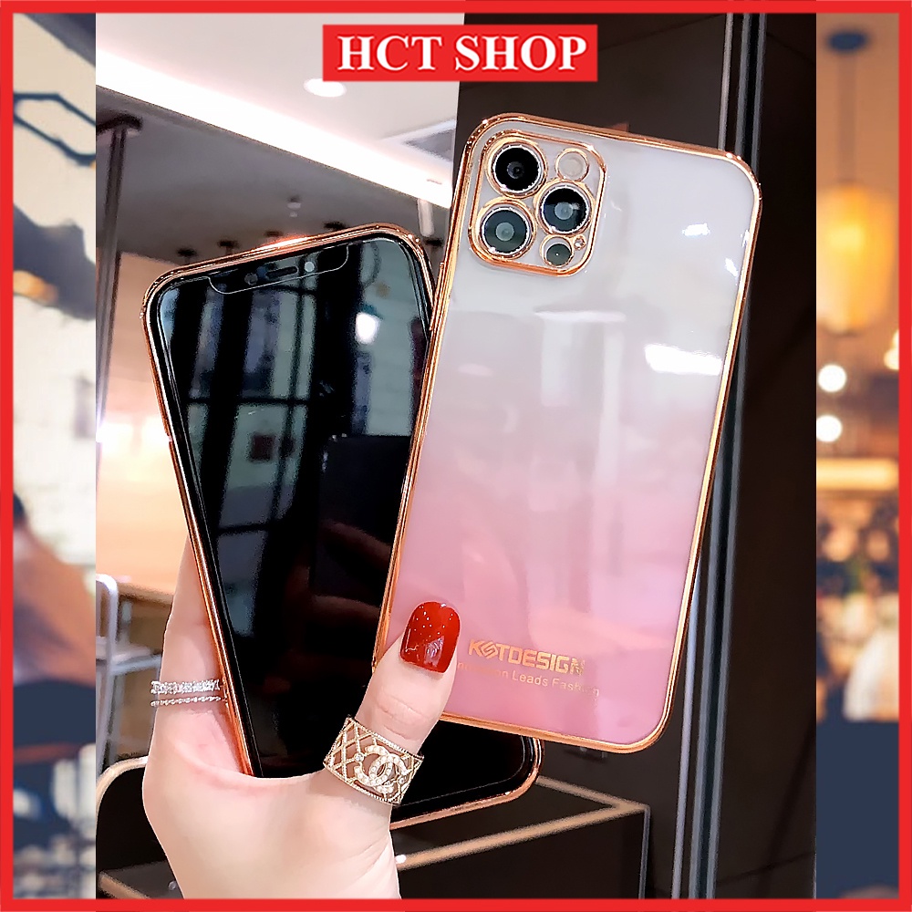 Ốp lưng dẻo, màu loang, bảo vệ camera cho iPhone 11Promax, 12Promax, 13Promax chính hãng KST Design