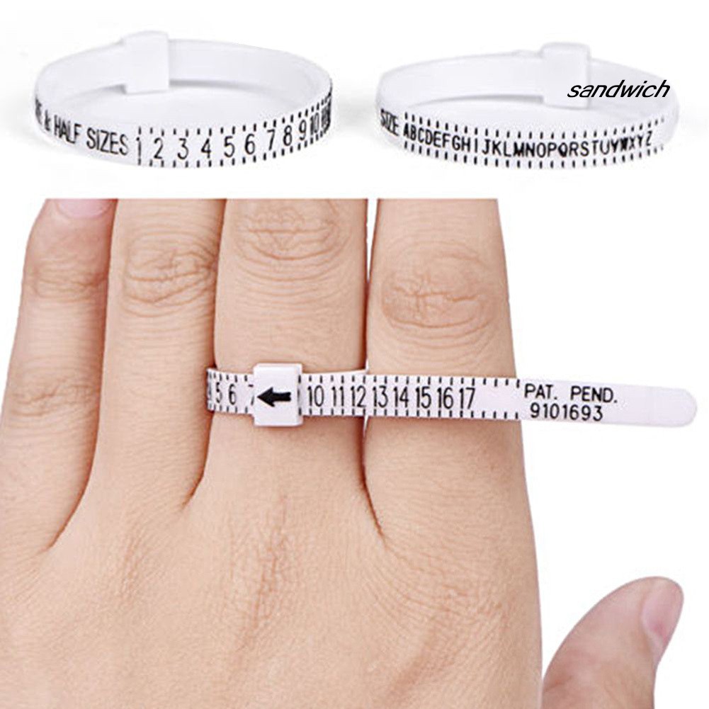 Thước Đo Kích Thước Nhẫn Bằng Nhựa Tiện Dụng