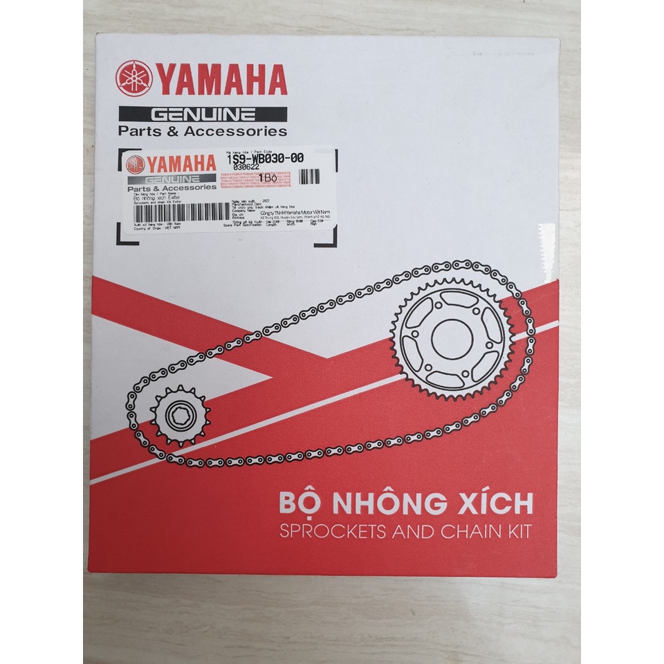 Bộ Nhông Xích xe Máy ,Nhông sên Đĩa cho xe số YAMAHA chính hãng