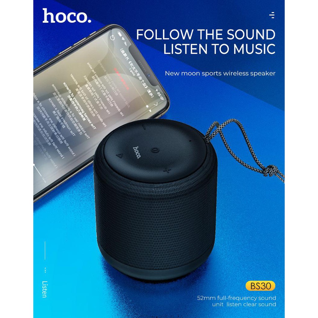 Loa Bluetooth mini Hoco BS30 New moon Wireless V5.0WT (Màu ngẫu nhiên)