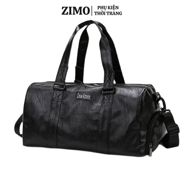 Túi xách du lịch nam nữ ZIMO đa năng cỡ lớn,túi trống du lịch da đựng giày thể thao chống nước