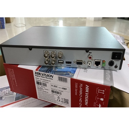 Đầu Ghi Hình Hikvision 4 Kênh DS-7204HGHI-K1 Turbo HD 3.0 Vỏ Sắt - TRANGIATELECOM