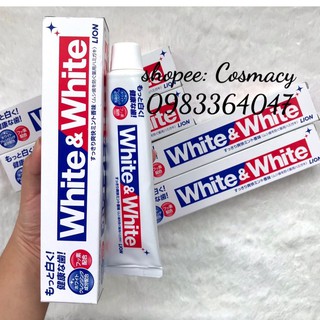 Kem Đánh Răng Lion White & White 150g Nhật