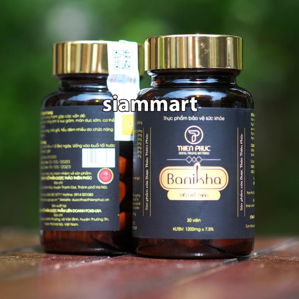 [Chính Hãng] Viên Uống Bổ Thận Banikha Đông Trùng Hạ Thảo Thiên Phúc 1 hộp 2 lọ 60 viên | BigBuy360 - bigbuy360.vn