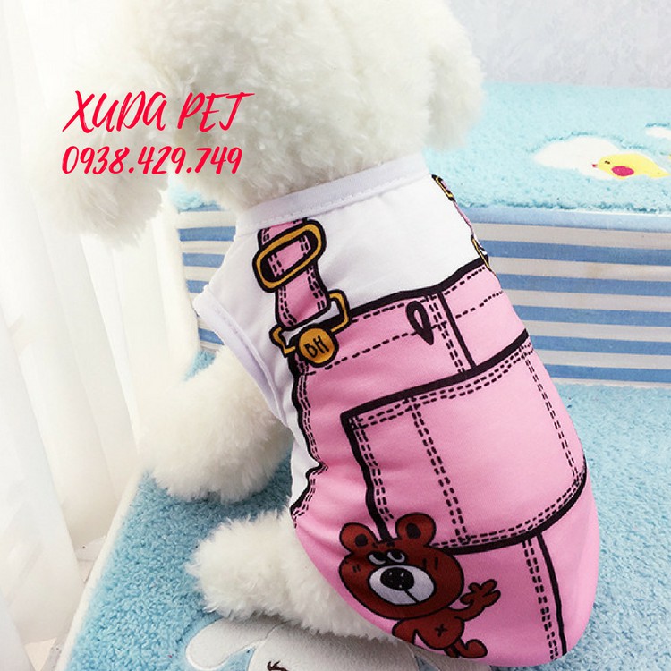 [MUA NHIỀU GIẢM GIÁ] QUẦN ÁO CHÓ MÈO ĐẸP XUDAPET-XDP01QA