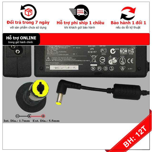[BH12TH] [- Sạc Laptop Acer Aspire 1510 1520 1551 1600 1610 1620 19V 3.42A Mới 100% ZIN