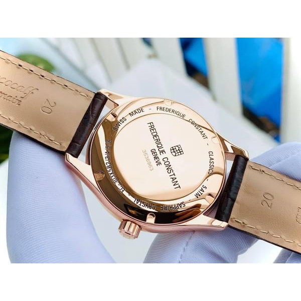 Đồng hồ nam chính hãng Frederique Constant FC-303MLG5B4 - Máy cơ tự động - Kính Sapphire